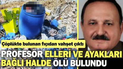 Profesör elleri ve ayakları bağlı halde fıçı içerisinde ölü bulundu