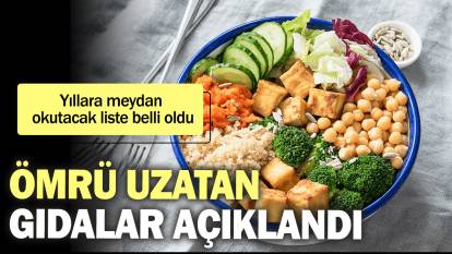 Ömrü uzatan gıdalar açıklandı. Yıllara meydan okutacak liste belli oldu