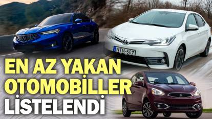 En az yakan otomobiller listelendi