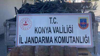 Tarladan sulama malzemesi çalan şüpheliler jandarmaya yakalandı