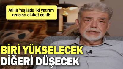 Atilla Yeşilada iki yatırım aracına dikkat çekti: Biri yükselecek diğeri düşecek