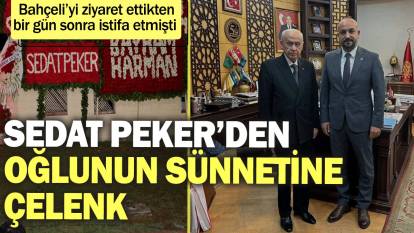 Sedat Peker’den MHP’li eski başkanın oğlunun sünnetine çelenk