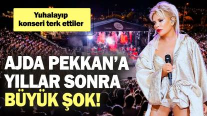 Ajda Pekkan’a yıllar sonra büyük şok! Yuhalayıp konseri terk ettiler