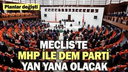 Meclis'te MHP ile DEM Parti yan yana olacak! Planlar değişti