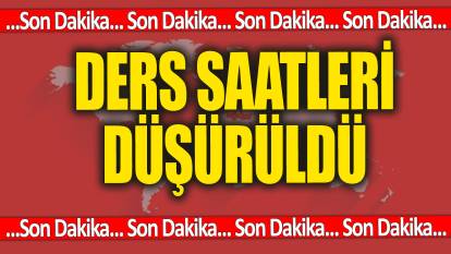 SON DAKİKA! İstanbul'da ders saatleri indirildi