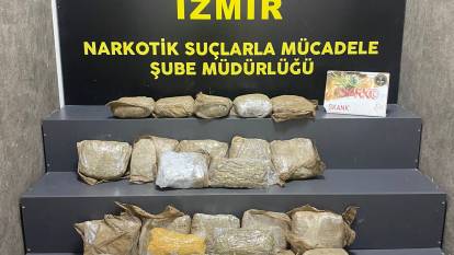 İzmir'de kilolarca skunk ele geçirildi