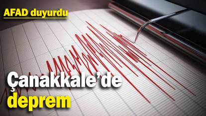 Son dakika… Çanakkale’de deprem (19.11.2024)