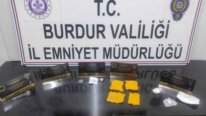 Burdur'da araçta ele geçirilen uyuşturucuya 2 tutuklama