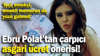 Ebru Polat’tan çarpıcı asgari ücret önerisi! ‘İşçi, emekçi, emekli memurun da yüzü gülmeli’