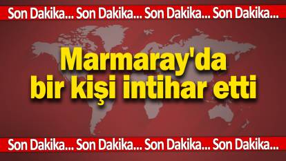 Son dakika...Marmaray'da bir kişi intihar etti