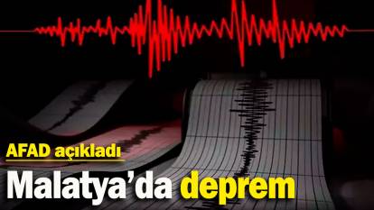 Malatya’da deprem: AFAD duyurdu (25.11.2024)