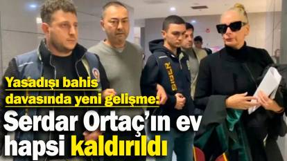 Yasadışı bahis davasında yeni gelişme: Serdar Ortaç'ın ev hapsi kaldırıldı