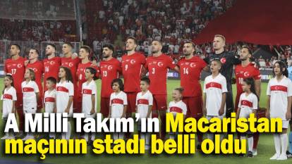 A Milli Takım'ın Macaristan maçının stadı belli oldu