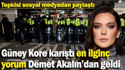 Güney Kore karıştı en ilginç yorum Demet Akalın'dan geldi! Tepkisini sosyal medyada paylaşt