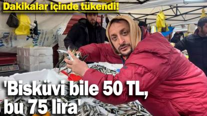 Dakikalar içinde tükendi! 'Bisküvi bile 50 TL, bu 75 lira'