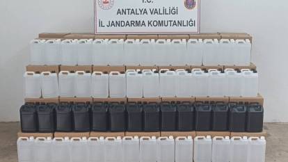 3 bin litre kaçak etil alkol ele geçirildi