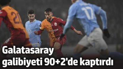 Galatasaray galibiyeti 90+2'de kaptırdı