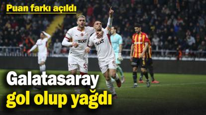 Galatasaray gol olup yağdı! Puan farkı açıldı