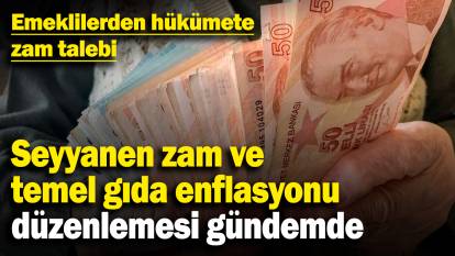 Emeklilerden hükümete zam talebi! Seyyanen zam ve temel gıda enflasyonu düzenlemesi gündemde