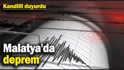 Son dakika... Malatya'da deprem (4 Ocak 2025)