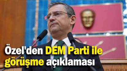 Özel'den DEM Parti ile görüşme açıklaması