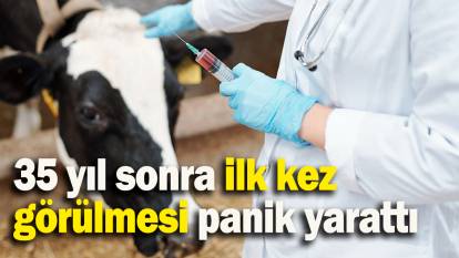 35 yıl sonra ilk kez görülmesi panik yarattı