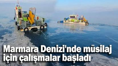 Marmara Denizi'nde müsilaj için çalışmalar başladı