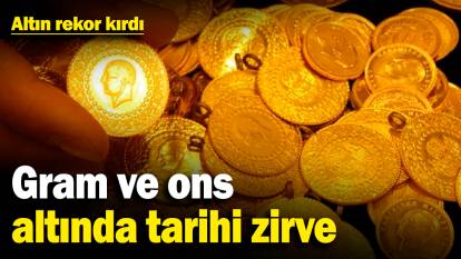 Altın rekor kırdı! Gram ve ons altında tarihi zirve (28.3.2025)
