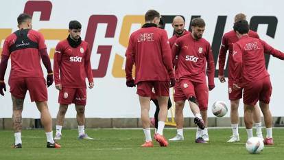 Galatasaray, Sivasspor maçı için antrenmanları sürdürüyor