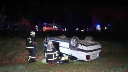 Kastamonu'da 40 Metreden Tarlaya Uçan Araçtaki 4 Kişi Yaralandı