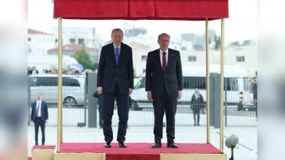 Erdoğan, KKTC Cumhuriyet Yerleşkesi'nin açılışında konuştu
