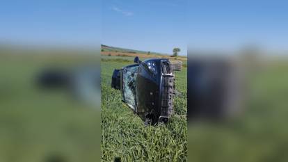 Polis memuruna çarpan sürücü yakalandı