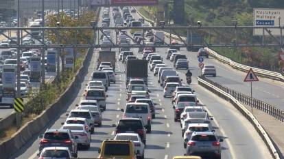 İstanbul'da Sabah Trafiği Yoğunluğu