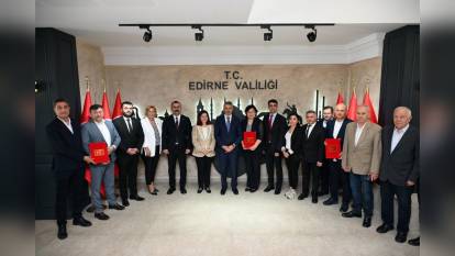 Uzunköprü'de 1000 Dönümlük Atatürk OSB İçin 3 Firmayla Sözleşme İmzalandı
