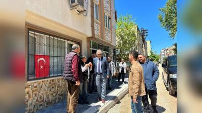 Bandırma Belediye Başkanı Mirza, Çınarlı Mahallesi'nde Altyapı Çalışmalarını İnceledi