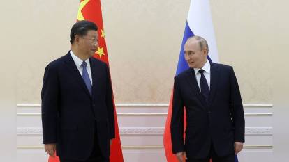 Şi Cinping, Putin ile görüşmek üzere Kremlin'de