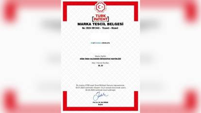 NÖHÜ'nün 'Elçi Elmalı Çikolata' Markası Tescillendi