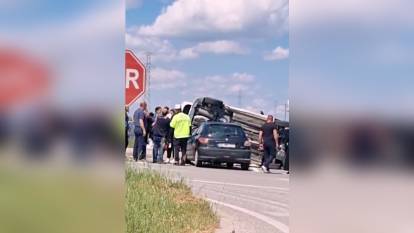Edirne'de trafik kazası: Beş yaralı