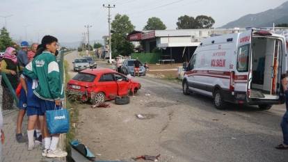 Fethiye'de römorklu aracın sebep olduğu kazada 6 kişi yaralandı