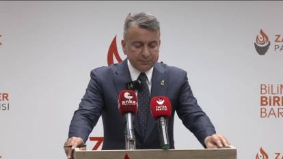 Zafer Partisi Sözcüsü Karamahmutoğlu: Pkk’nın fesih kararı bir pazarlığın sonucu
