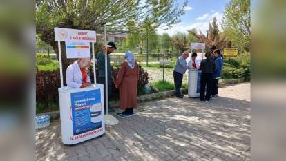 Bayburt'ta sağlıklı yaşam etkinliği: İdeal kilonu öğren, sağlıklı yaşa