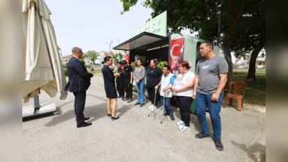 Selçuk Belediye Başkanı Sengel, Engelsiz Kafe çalışanlarını ziyaret etti