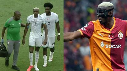 Osimhen' den tedirginlik yaratan sakatlık!