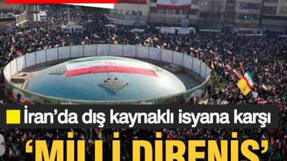 İran’da isyana karşı ‘Milli direniş’ gösterisi