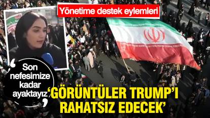 İran'da yönetime destek eylemleri: Bu görüntüler Trump'ı rahatsız edecek